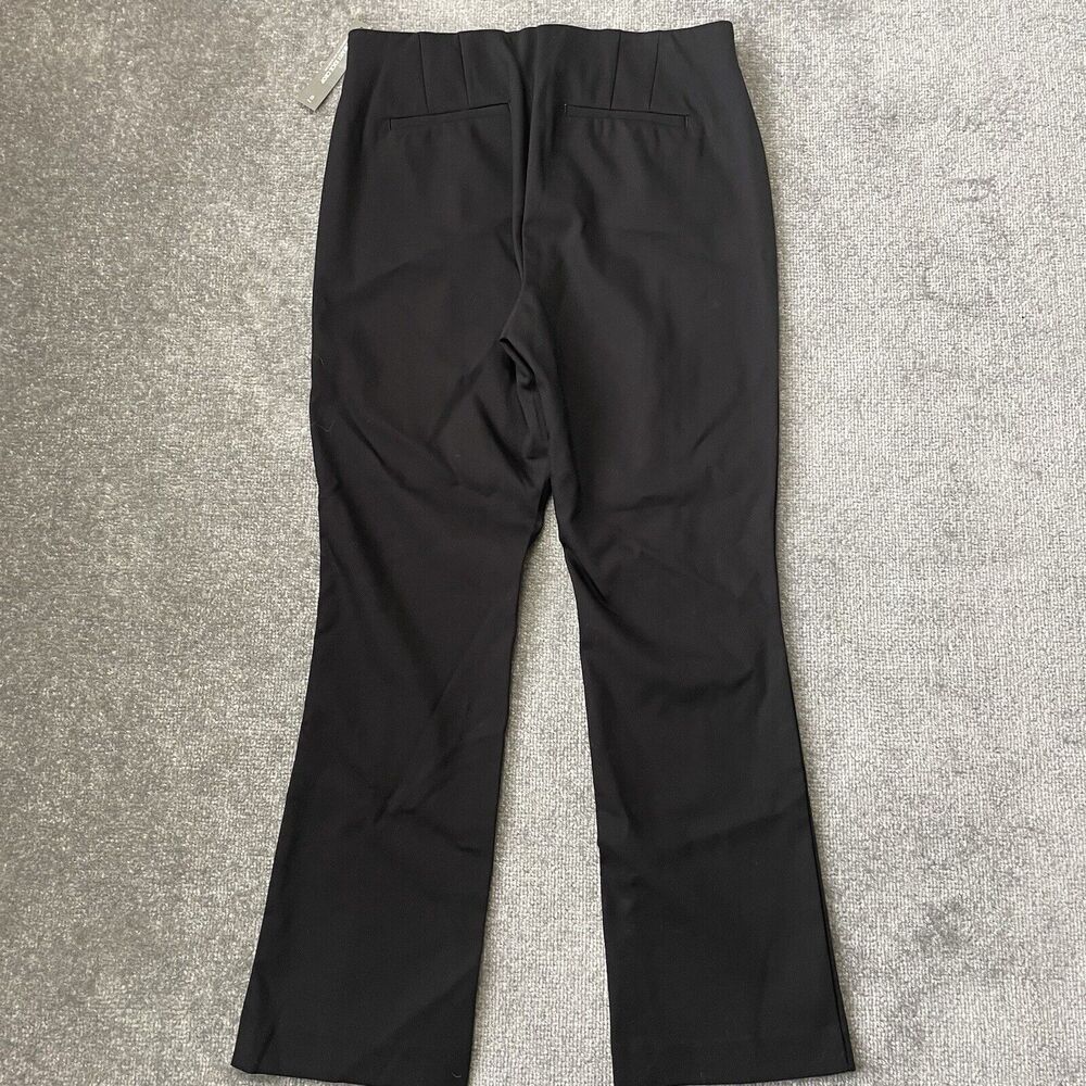 Loft Pants Womens 8 Tall Black Curvy Kick Crop Stretch Side Zip Slacks NEW - Picture 12 of 12